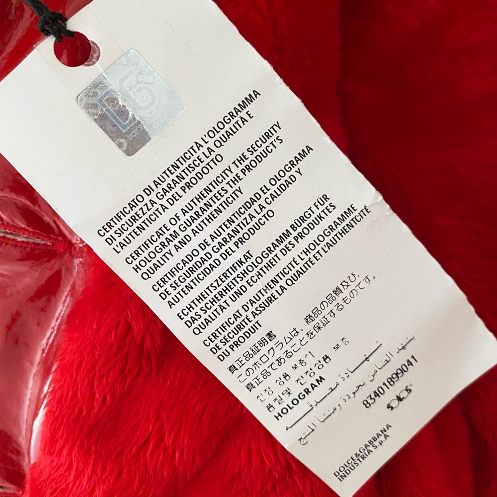 NWT Dolce & Gabbana 3-6 month Red Jacket - Picture 7 of 8